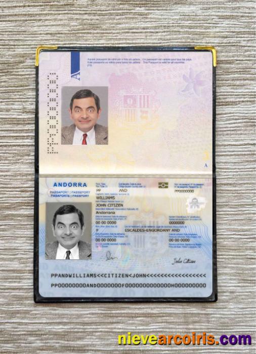 Andorra passport photolook